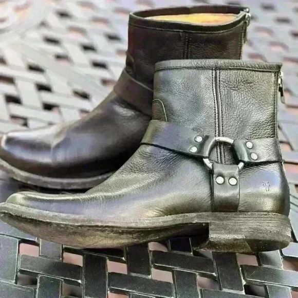 Frye Philip Harness Boots-size 7 - Picture 3 of 7